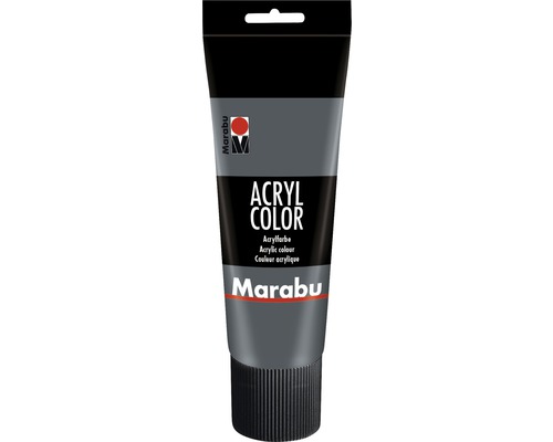 MARABU Acrylverf donkergrijs 225 ml