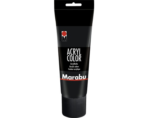 MARABU Acrylverf zwart 073 225 ml