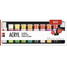 Marabu Acrylverf Set Basic met 32 kleuren