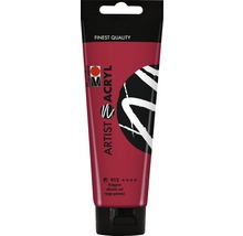 Tube kunstenaar acrylverf, kleur kraplakrood