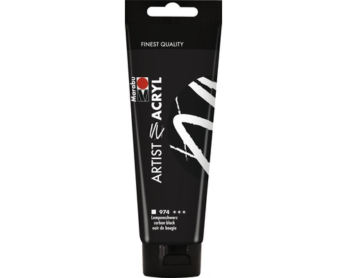 MARABU Artist Acrylverf lampenzwart 974 120 ml