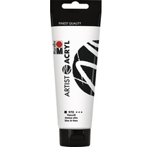 Marabu Artist Acrylverf titaniumwit in tube