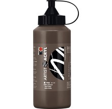 Marabu Artist acrylverf gebrande omber in een fles van 500 ml