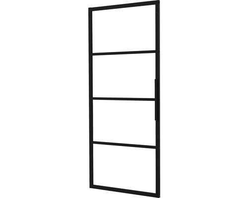 PERTURA Frame voor schuifdeur 2500 industrieel zwart 215x98 cm