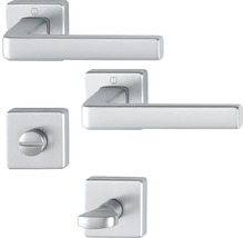 Deurklinkset met draaiknop en rozetten