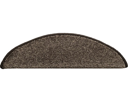 Trapmat Carousel havanna 20x56 cm Halfronde trapmat van tapijt