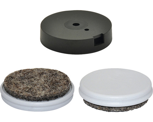 Meubelglijders voor bevestiging onder meubels