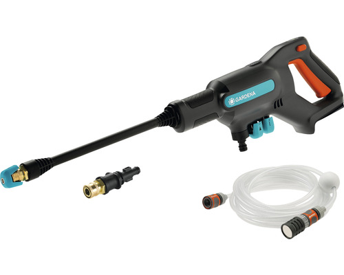 GARDENA Accu middeldrukreiniger AquaClean P4A 24/18V excl. accu en lader Gardena accuhogedrukreiniger met accessoires