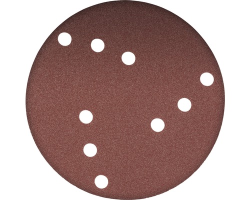 Rond schuurpapier met gaten