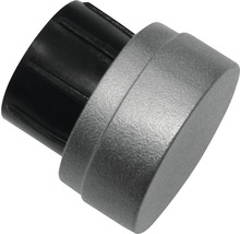 GARDINIA Industrial Home eindkap zilver ø 25 mm 2 stuks