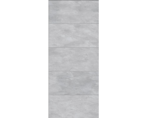 BREUER Doucheachterwand DecoMotion grijs 210x100 cm Grijze wandtegel met steeneffect