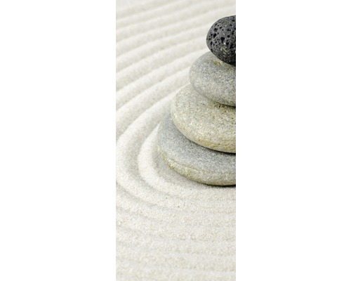 Zentuin met zand en stenen