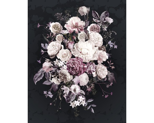 KOMAR Fotobehang vlies X4-1018 Bouquet Noir 200x250 cm