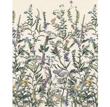 Behang met wilde bloemenmotieven