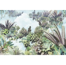 Jungle fotobehang met verschillende planten