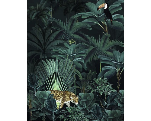 KOMAR Fotobehang vlies X4-1027 Jungle Night 200x250 cm