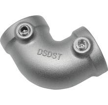 GARDINIA Industrial Home bocht zilver ø 25 mm