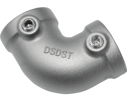 Pijpverbinder hoekstuk met schroeven