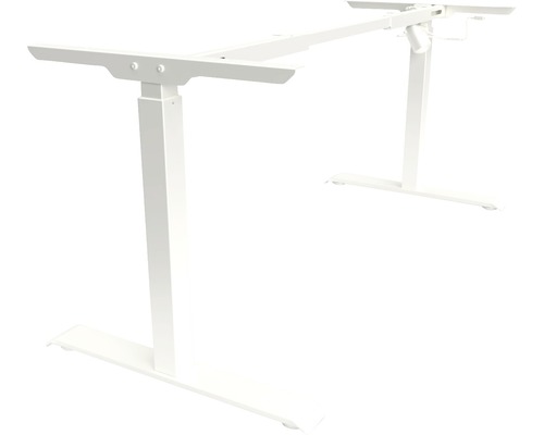 Bureau onderstel E-MORE 1M2S zit-sta elektrisch verstelbaar 69,5-117,5 cm wit Verstelbaar bureauframe van metaal