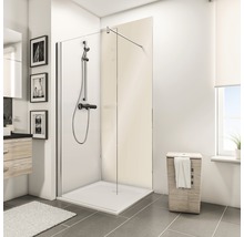 SCHULTE Douche achterwand 100x255 cm hoogglans crème beige