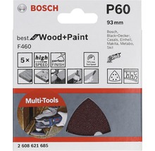 Bosch schuurpapier set P60, geschikt voor hout en verf
