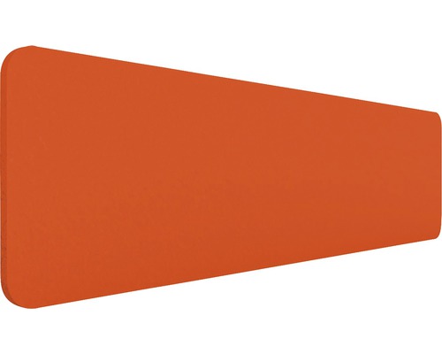 Bureauscherm Akustix 400x1200 mm oranje