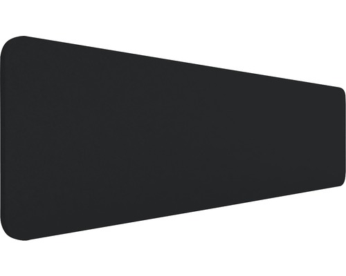 Bureauscherm Akustix 400x1200 mm zwart