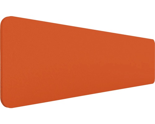 Bureauscherm Akustix 400x1600 mm oranje