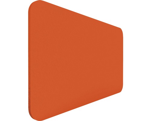 Bureauscherm Akustix 400x800 mm oranje