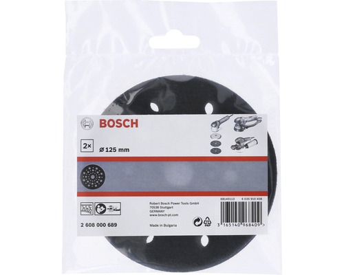 Bosch schuurschijven, diameter 125 millimeter, 2 stuks
