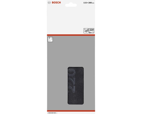 BOSCH Schuurgaas voor handmatig schuren 115x280 mm K220, 5 stuks