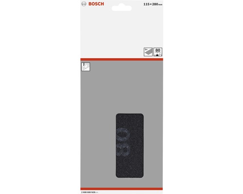 Bosch schuurpapier set, korrel 80, 115 x 280 millimeter