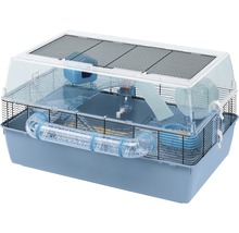 Hamsterkooi met tunnel, loopwiel, drinkfles en huisje