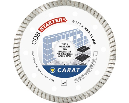 CARAT Cirkelzaagblad tegels Ø 115x22,23 mm-0