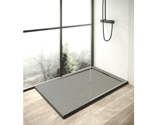 OTTOFOND Douchebak Zona 100x90x2,7 cm cementgrijs OTTOFOND Douchebak Zona 100x90x2,7 cm cementgrijs