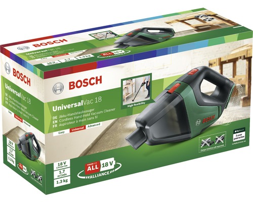 Bosch UniversalVac 18 accu handstofzuiger in doos