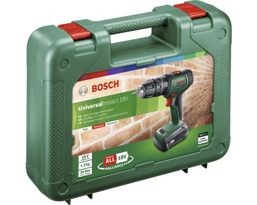 Bosch Universal Impact 18V accuslagboorschroevendraaier in koffer