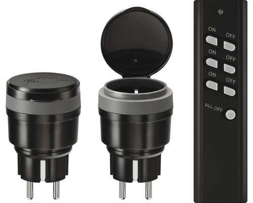 Draadloze stopcontactenset met afstandsbediening voor buiten