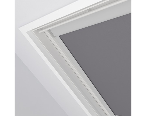 Dakvenster rolgordijn in ingebouwde staat