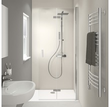 BREUER Inloopdouche Panorama zilver 90 cm grijs