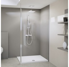BREUER Inloopdouche Panorama chroom 160 cm helder glas