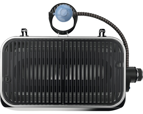 Gasbarbecue met gasfles en grillrooster