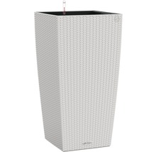 Hoge plantenbak met irrigatiesysteem in rotan design