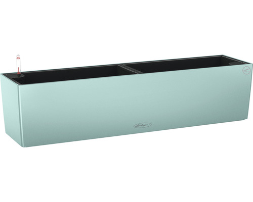 LECHUZA All-in-One Set Balkonbak Color Balconera Kunststof groen 79x19x19 cm Rechthoekige plantenbak met irrigatiesysteem