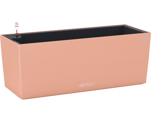 LECHUZA All-in-One Set Balkonbak Color Balconera Kunststof rood 50x19x19 cm Rechthoekige plantenbak met waterniveau-indicator