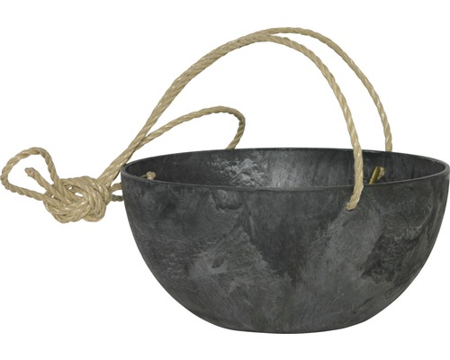 ARTSTONE Hangpot Fiona zwart Ø 25 H 12 cm