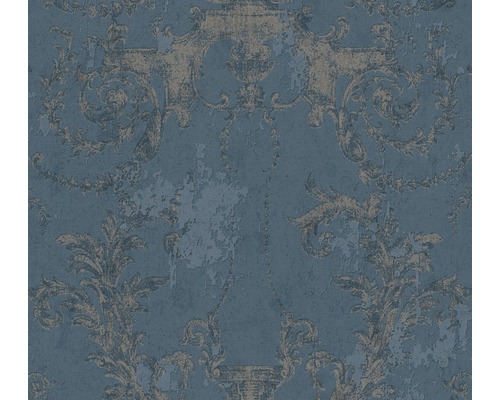 A.S. CRÉATION Vliesbehang 37648-5 History of Art ornament blauw Behang met ornamenten en vintage effect