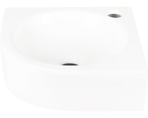 Hoekwastafel van sanitair keramiek