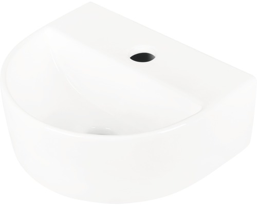 Keramische wastafel voor de hoek