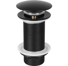 Wastafelplug pop up design hoog model mat zwart-thumb-0
